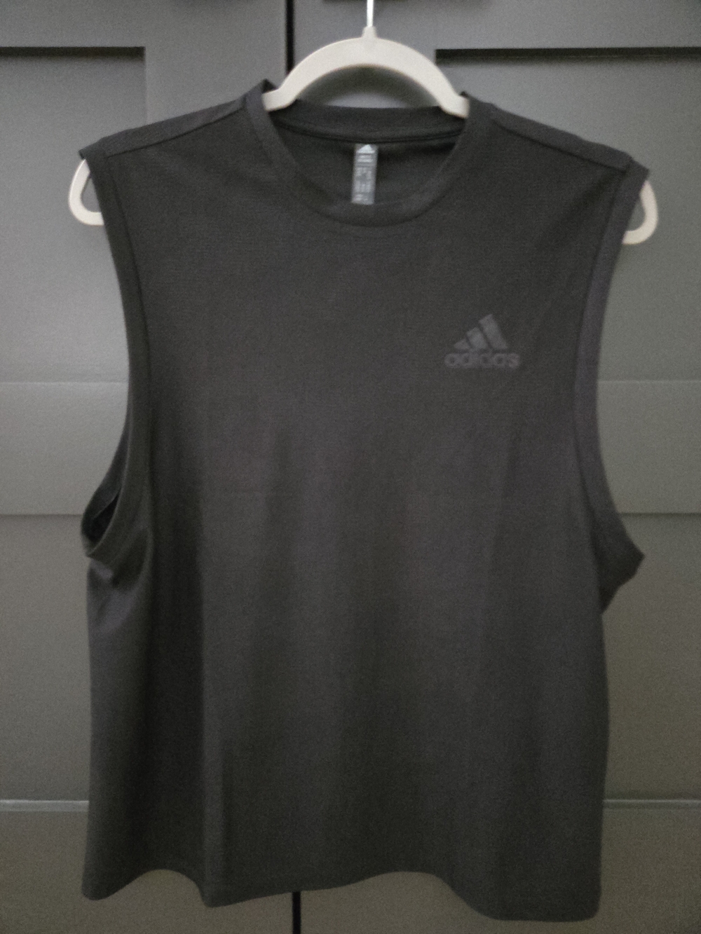 adidas Sleeveless Mesh Athletic Tee